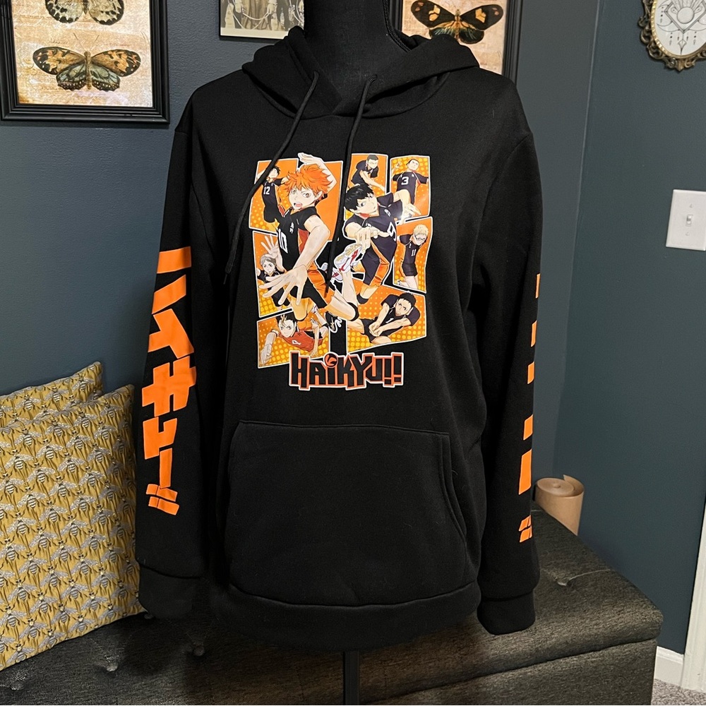 Haikyuu hoodie. Sz med. Excellent condition.